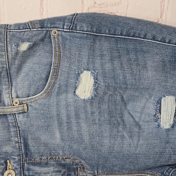 TORRID Bombshell Skinny Premium Stretch  Destructed Jean Womens Size 18R - Picture 5 of 15